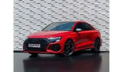 Audi RS3 AED 3,617 PM • RS3 RS SEDAN • LOW KMS • OFFICIAL AUDI WARRANTY AND SERVICE CONTRACT