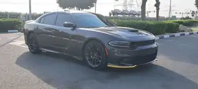 دودج تشارجر CHARGER 2022 SRT 6.4 V8 SCAT PACK GCC FREE SERVICE 40000 KM +5 YEAR WARRANTY TRADING -TOP OPTION