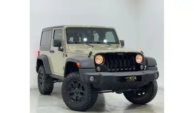 Jeep Wrangler Willys Wheeler 3.6L A/T (3 Door) 2017 Jeep Wrangler Willys Wheelers, Full Jeep Service His