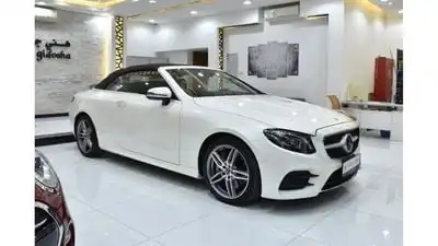مرسيدس بنز E 400 EXCELLENT DEAL for our Mercedes Benz E400 4Matic CONVERTIBLE ( 2018 Model ) in White Color Japanese