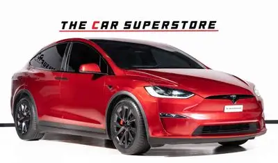 Tesla Model X 2023-TESLA MODEL X PLAID 6 SEATER-GCC-SERVICE CONTRACT-WARRANTY 2 YEARS OR 80,000 KM