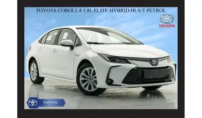 تويوتا كورولا TOYOTA COROLLA 1.8L ELITE HYBRID HI A/T PTR 2024 Model Year Export Only