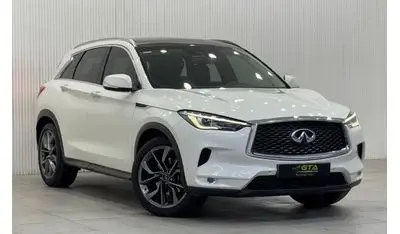 إنفينيتي QX50 Luxury 2.0L 4WD 2021 Infiniti QX50, 1 Year Warranty + Service Package, Full Service History, GCC