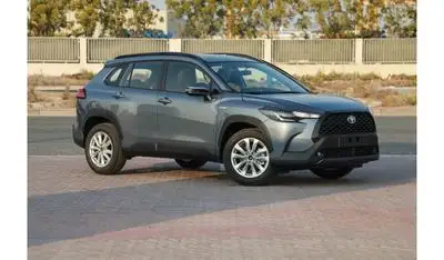 تويوتا كورولا كروس 2024 TOYOTA COROLLA CROSS 1.8 Hybrid MID - Celestite Gray Me inside RED | Export Only