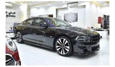 Dodge Charger EXCELLENT DEAL for our Dodge Charger SRT8 ( 2013 Model ) in Black Color GCC Specs