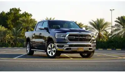 RAM 1500 Description DODGE RAM BIGHORN 2021  INTERIOR DESIGN  AUX audio in Air conditioning Bluetooth system