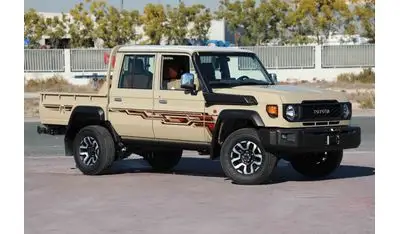 تويوتا لاند كروزر 70 2024 TOYOTA LC79 LX Z DOUBLE CAB 2.8 - BEIGE inside TAN | Export Only