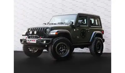 Jeep Wrangler Sahara 3.6L M/T AED 2,359 PM • WRANGLER JL • MODIFIED STAGE 2 • ONLY 54,000 KM • OFFICIAL JEEP WARRA