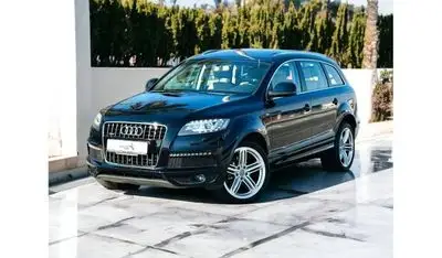 Audi Q7 AED 1,080 PM | AUDI Q7 S-LINE 3.0 | SUPERCHARGED FULL OPTION | GCC | 0% DOWNPAYMENT