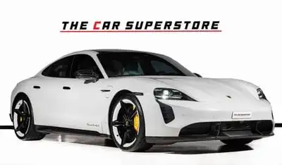 Porsche Taycan Turbo S (755 HP) 2021 - PORSCHE TAYCAN TURBO S - GCC - SERVICE HISTORY - AL NABOODA WARRANTY TILL 09
