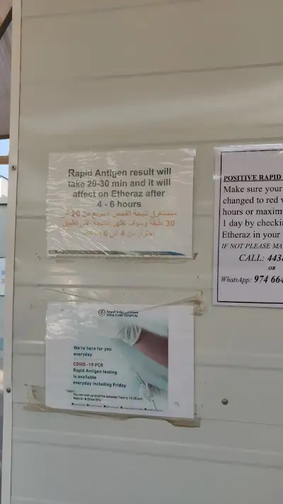 Doha Clinic Drive through Swab test