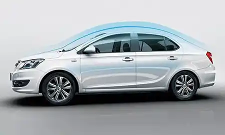 Chery Arrizo 3 2026 interior cabin layout with infotainment screen and steering wheel