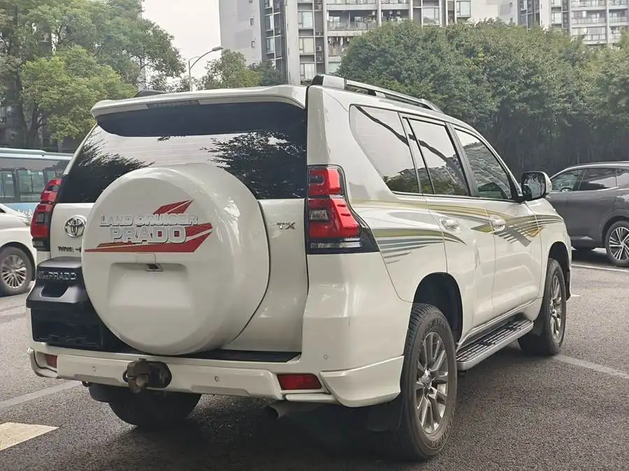 برادو 2019 3.5 لتر أوتوماتيكي TX-L النسخة المميزة مع إطار احتياطي مثبت من الخلف