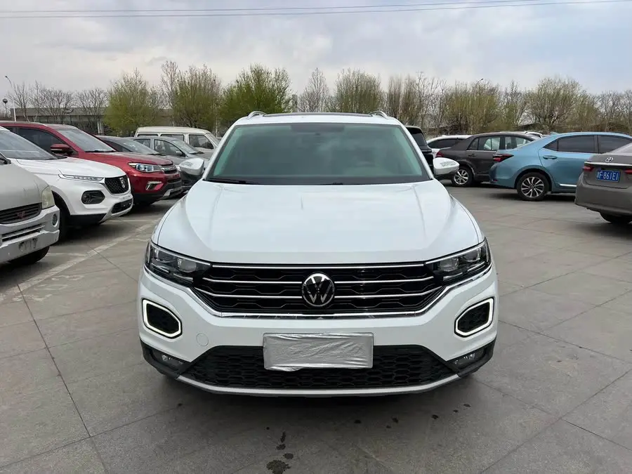 T-ROC 2021 طراز 280 TSI DSG دفع ثنائي نسخة الراحة والاتصال الذكي