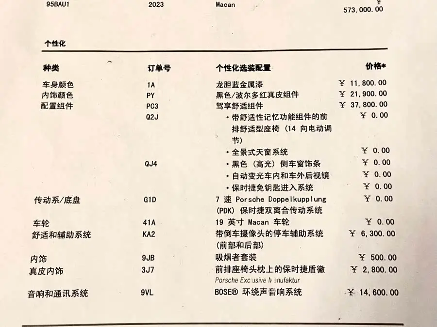2023 Macan Macan 2.0T