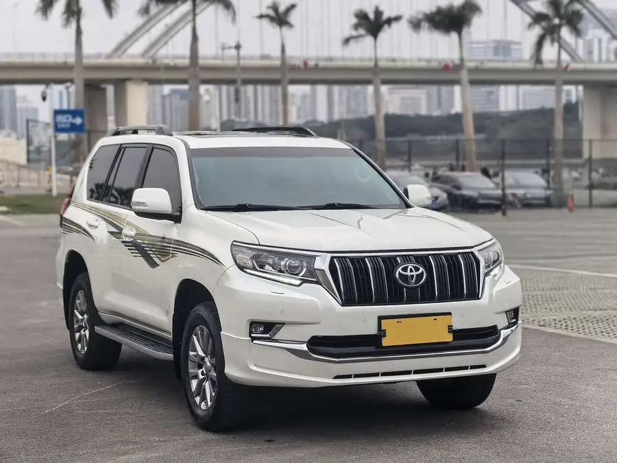 برادو 2019 3.5 لتر أوتوماتيكي TX-L إصدار متميز احتياطي مثبت في الخلف