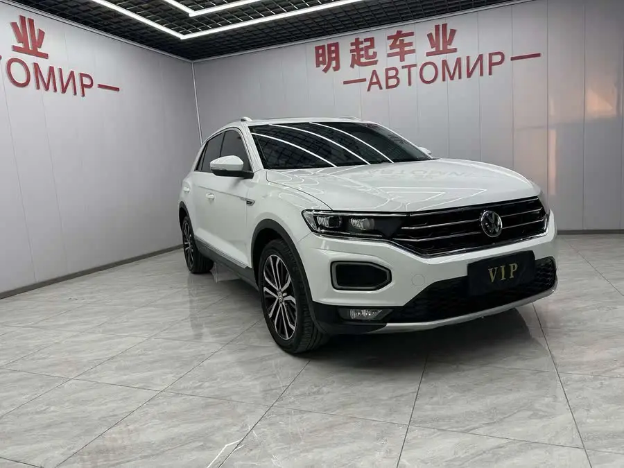 T-ROC 2021 طراز 280 TSI DSG دفع ثنائي نسخة الراحة والاتصال الذكي