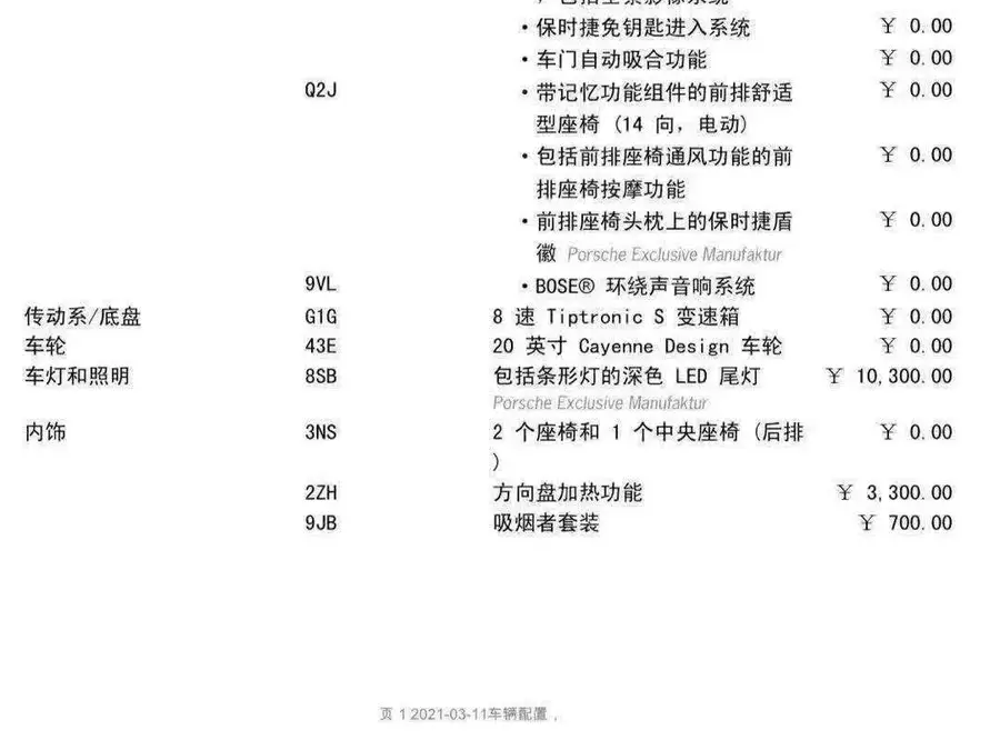 2019 Porsche Cayenne Coupé 3.0T