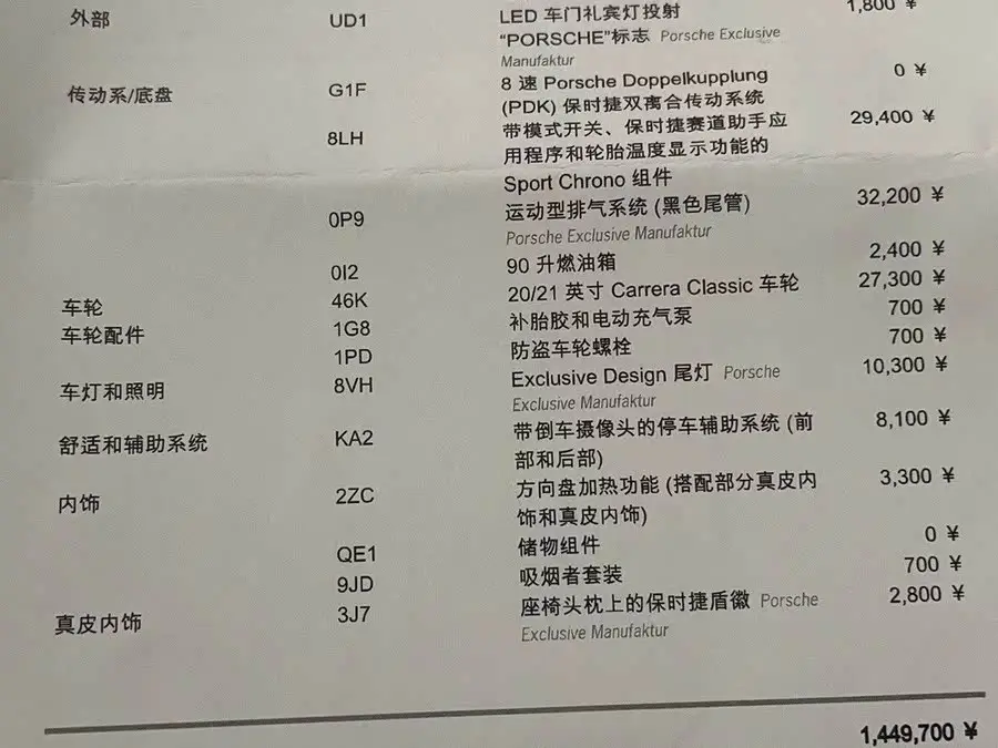 بورشه 911 2023 كاريرا 3.0T