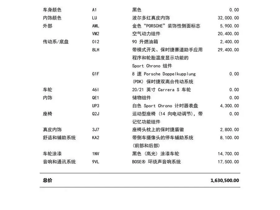 بورش 911 2023 كاريرا إس 3.0T