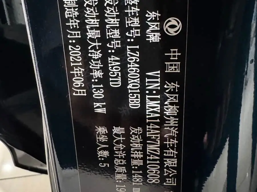 Fengxing T5 EVO 2021 1.5TD DCT Diamond Edition