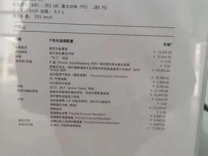 Porsche 911 2020 Carrera 3.0T