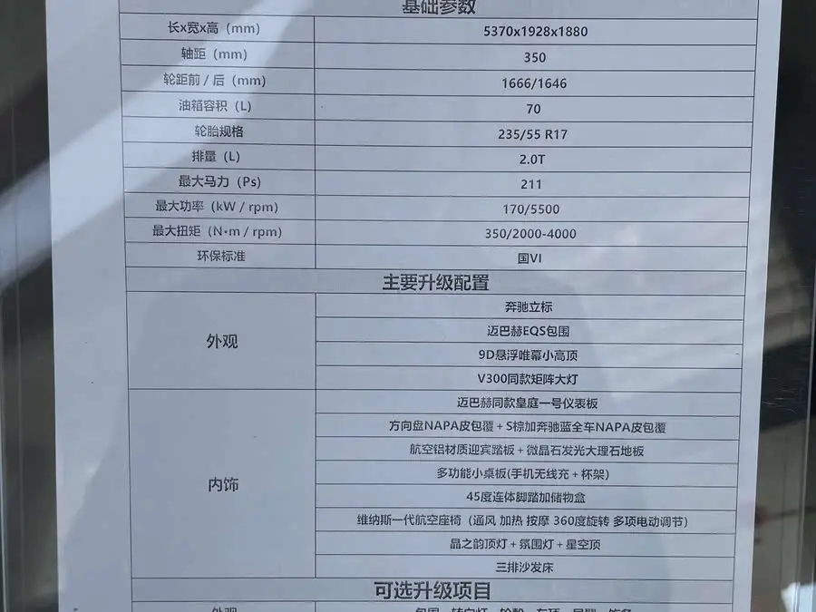 Vito 2021 2.0T Business Edition 7-seater