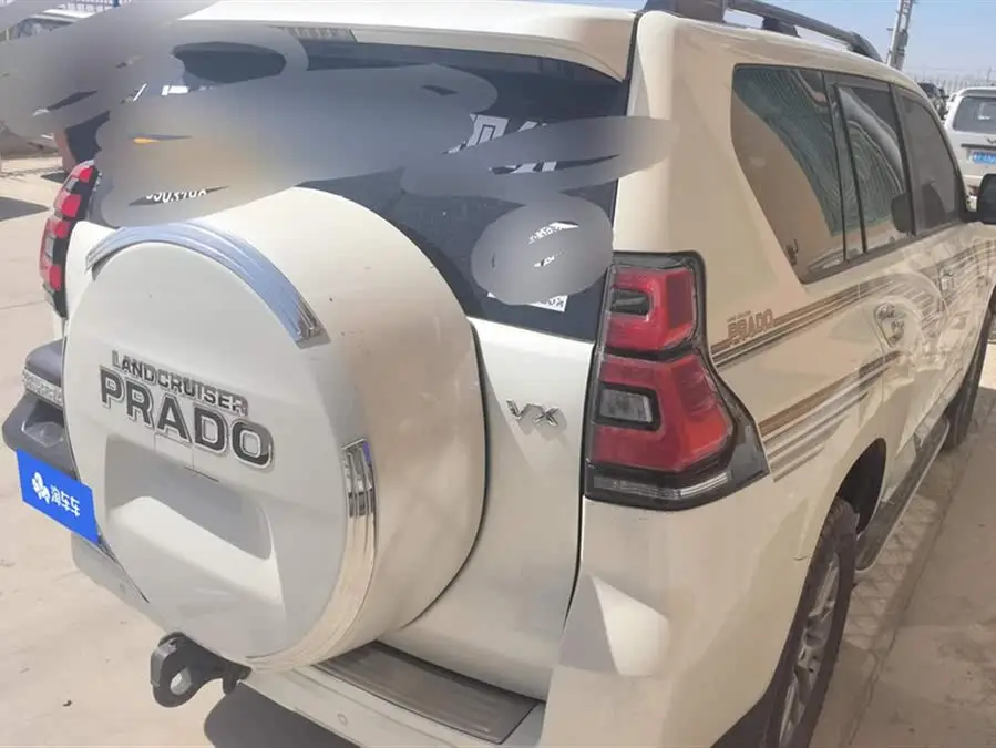 برادو 2018 3.5 لتر أوتوماتيكي TX-L مع إطار احتياطي مثبت خلفيًا