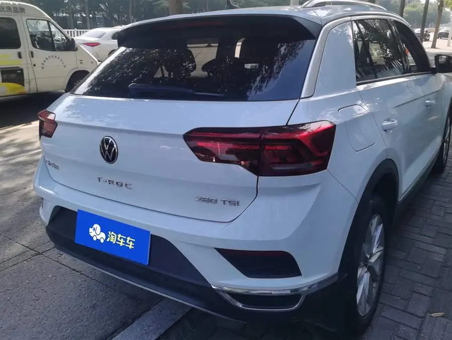 T-ROC 2021 موديل إعادة تصميم 280TSI DSG دفع ثنائي نسخة النخبة المتصلة الذكية