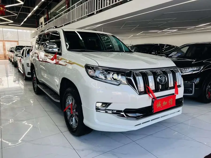 برادو 2019 3.5L أوتوماتيكي TX-L إصدار فاخر إطار احتياطي مثبت في الخلف