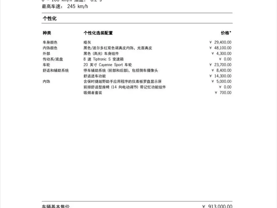 كايين 2019 طراز كايين 3.0T