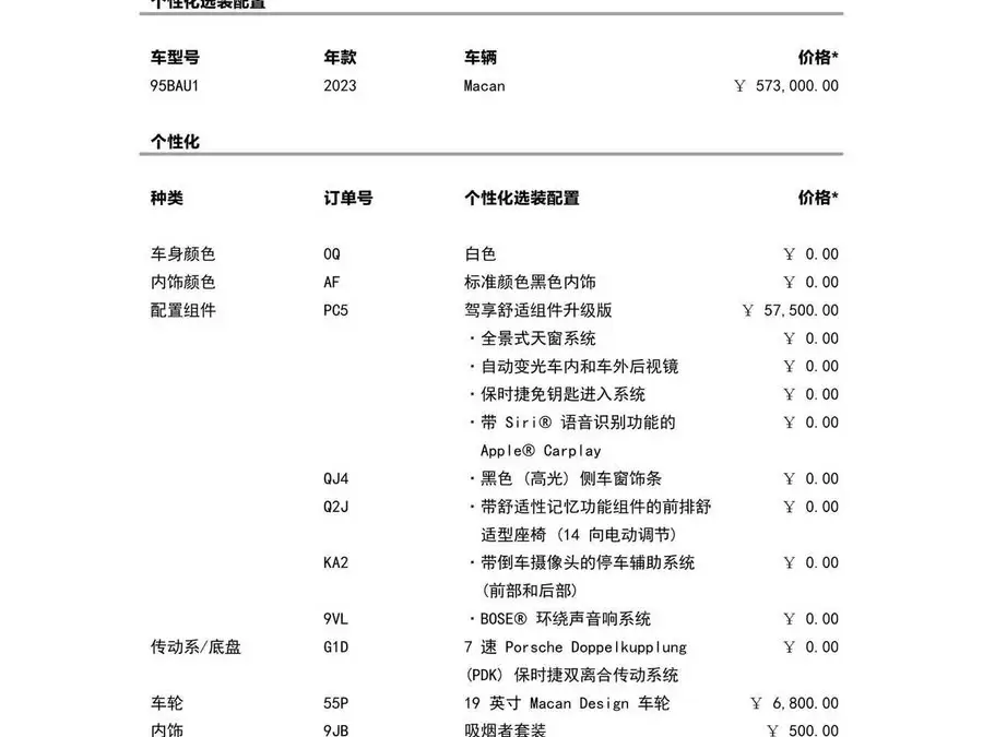 ماكان 2023 ماكان 2.0T