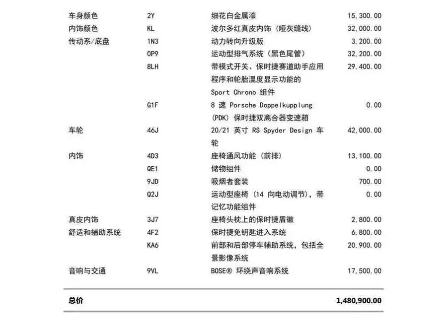 Porsche 911 2022 Carrera 3.0T
