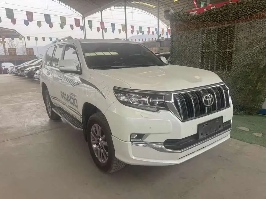 برادو 2019 3.5 لتر أوتوماتيكي TX-L نسخة فاخرة مع إطار احتياطي مثبت في الخلف