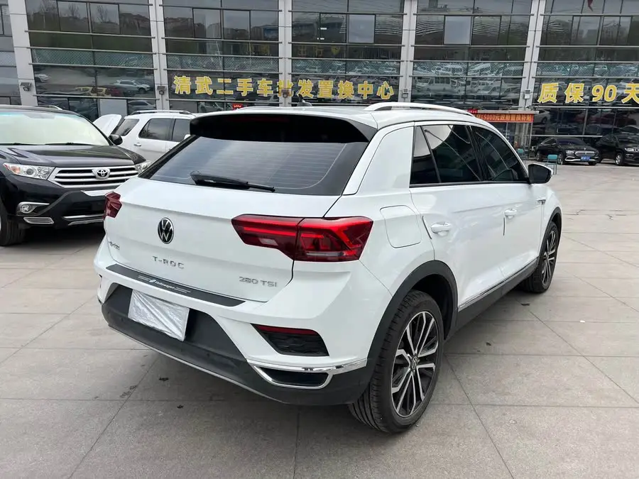 T-ROC 2021 طراز 280 TSI DSG دفع ثنائي نسخة الراحة والاتصال الذكي