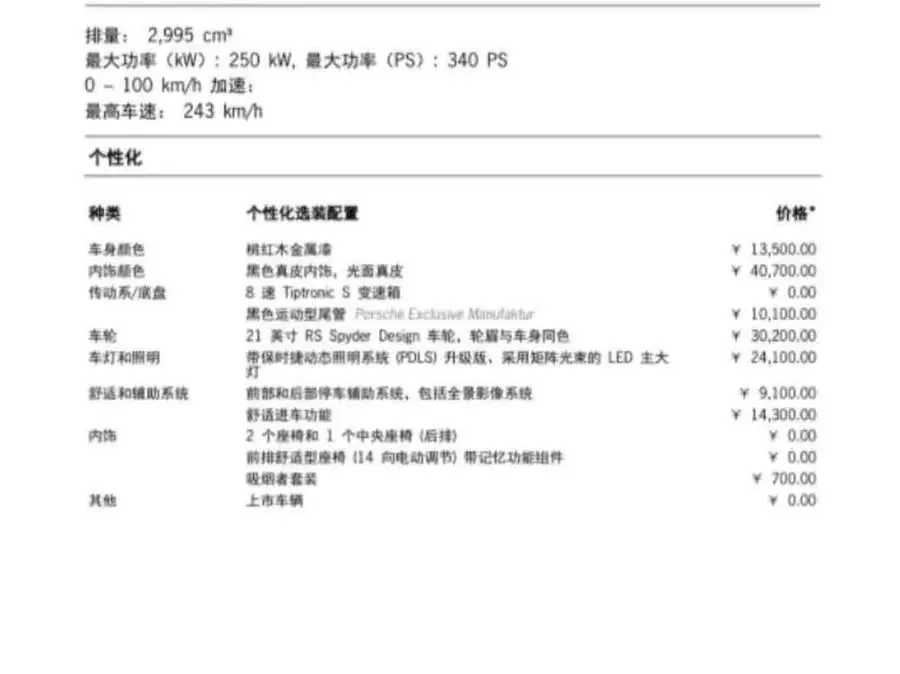 2019 Cayenne Cayenne Coupé 3.0T