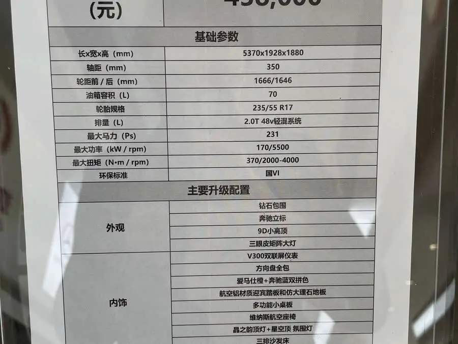 Vito 2024 2.0T Business Edition 7-Seater